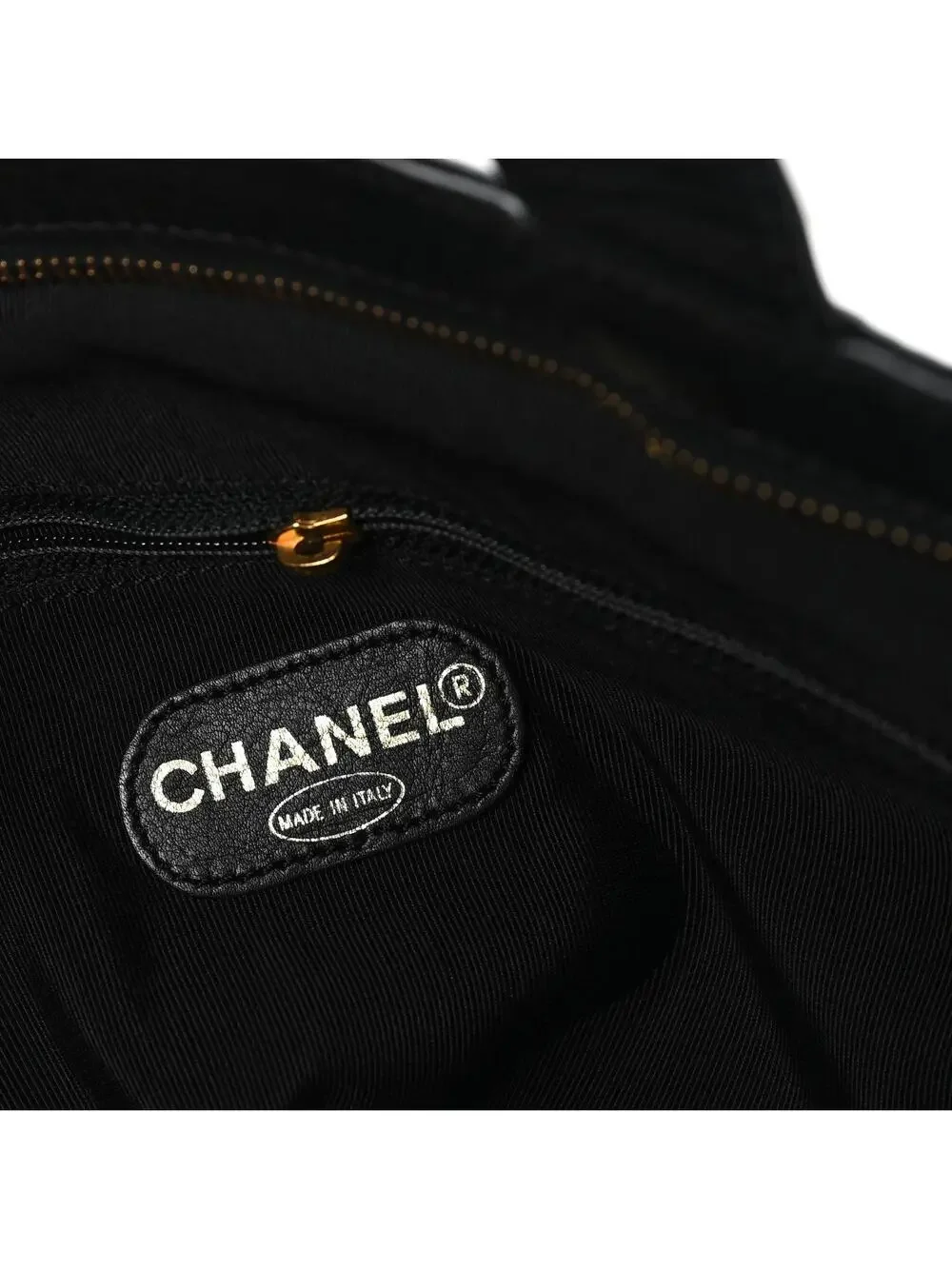 Chanel Lambskin Cc Embossed Tote Black #286453C11B